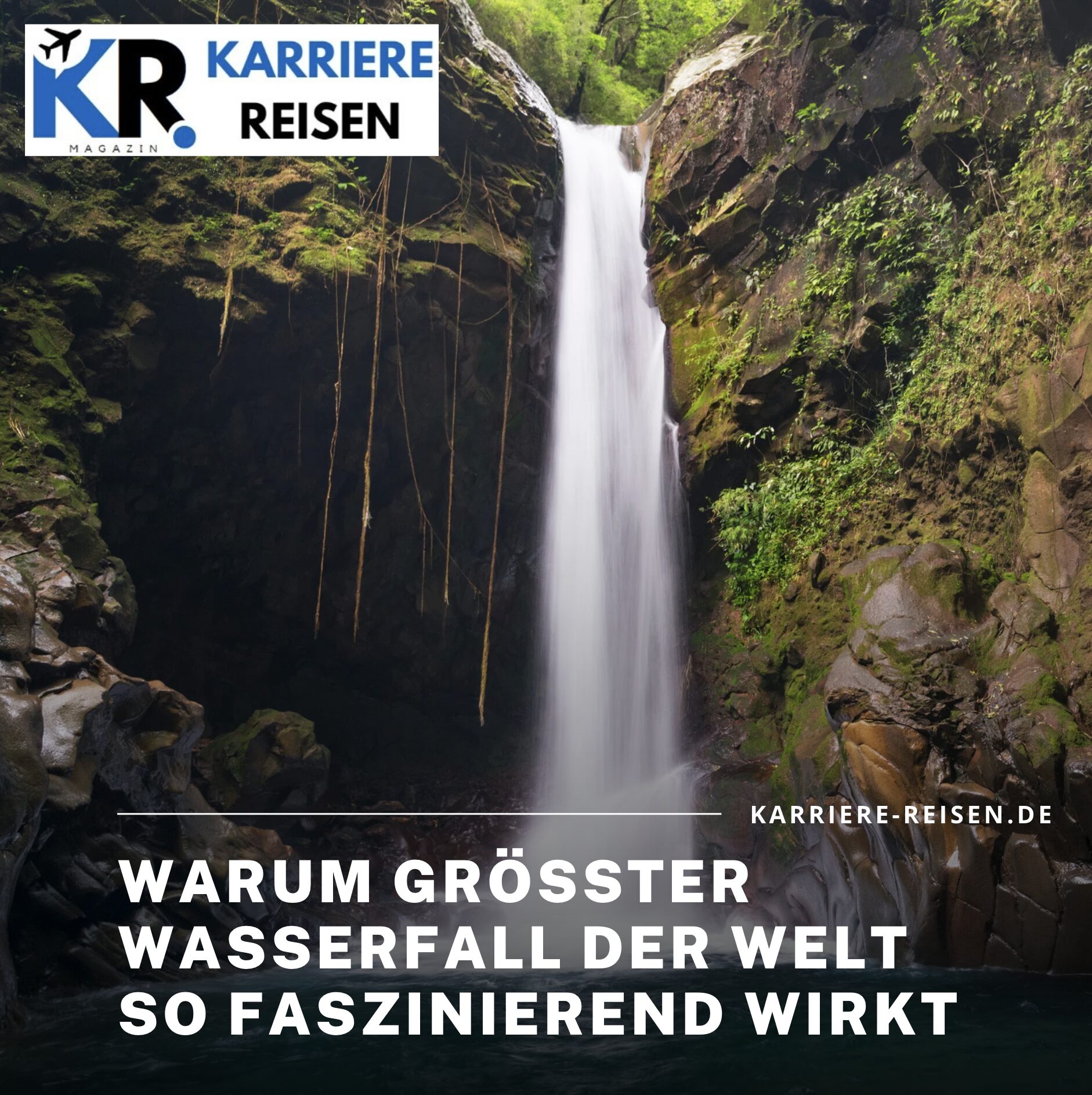Warum größter Wasserfall der Welt so faszinierend wirkt